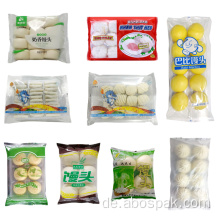 Sortierte gefrorene Lebensmittel Produkttasche Verpackungsmaschine